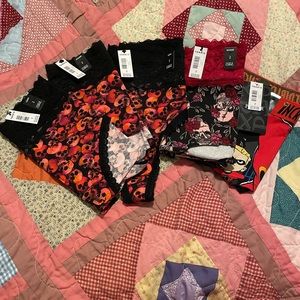TORRID 2 2X 18/20 CHEEKY, THONG, BOYSHORT PANTY 5 PAIR BUNDLE NWT
